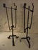 Hand Wrought 18th Century Iron Candle Sticks