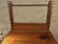Oak 3 Drawer Commode with Back Splash and Towel Bar - 4