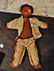 Civil War Era Cloth Black Rag Doll - 2