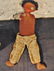 Civil War Era Cloth Black Rag Doll - 4