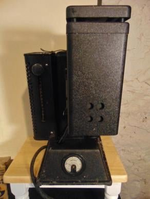 1928 Kodak Movie Camera, Projector, Film Splicer: This outrageous and in absolutely excellent condition, working movie camera and accessories to include a portable movie screen that pops out of it's case, film splicing equipment, and a movie projecto