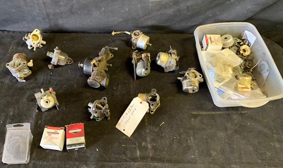 Lot of misc used carbureators and parts: Lot of misc used carbureators and parts