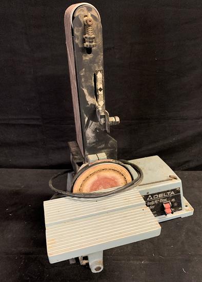 Delta 4" belt/6" disc sander - working: Delta 4" belt/6" disc sander - working