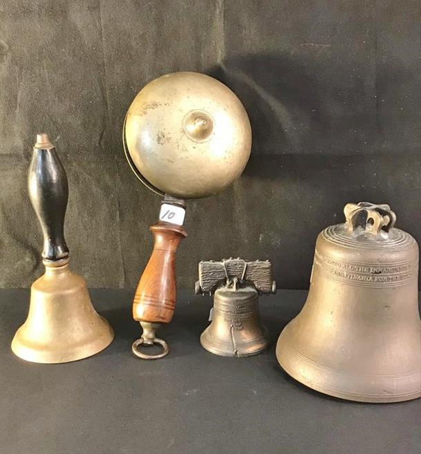 Rare Double Side Teachers Bell, c. 1850 and more! (1 of 6)