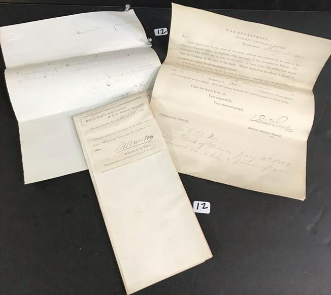 Civil War Union Army Documents (1 of 15)