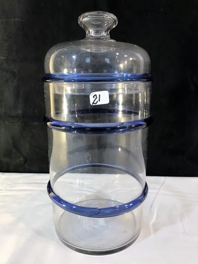 Rare 18th Century Color-Applied Storage Jar (1 of 4)