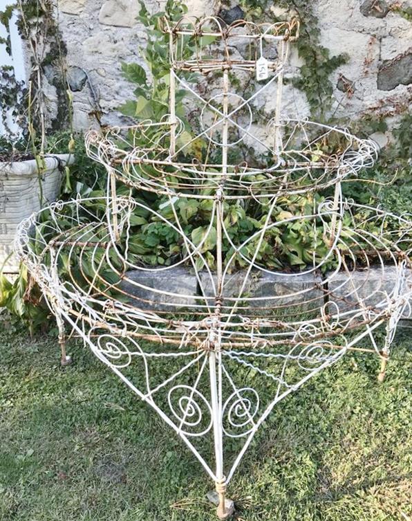 Victorian Wire 3-Tiered Plant Stand (1 of 8)