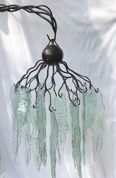 Art Glass Hand Wrought Multi-Armed Sculpture/Chandelier (1 of 19)