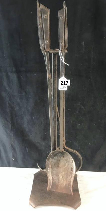 Douglas Wilson Signed Arts and Crafts Style Fire tools (1 of 6)