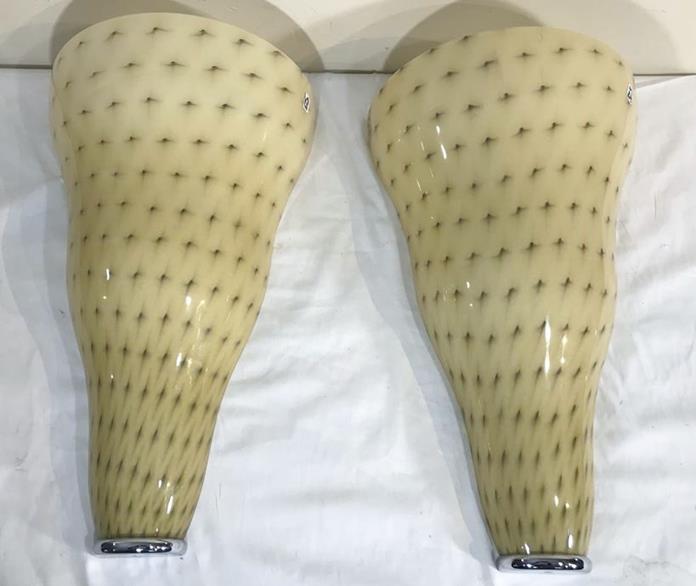 Pair of Leucos Handcrafted Italian Wall Sconces (1 of 10)