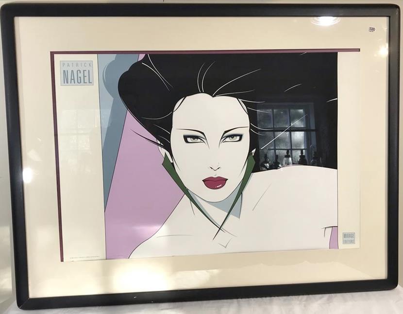 Framed Patrick Nagel Print (1 of 4)