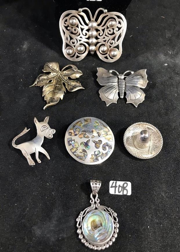 Group Of Quality Sterling Silver Jewelry w/ a (1 of 11)