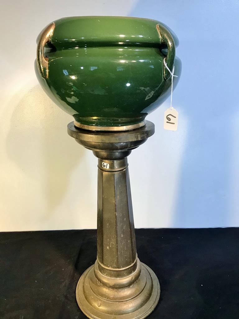 Arts and Crafts Planter w/Turn of Century Brass (1 of 12)