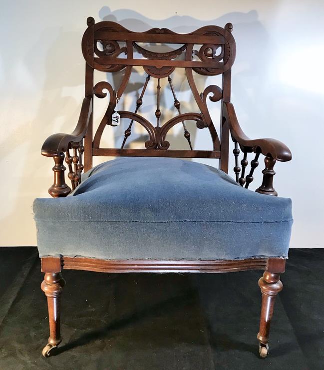 Mathews Brothers 1880's Carved Cherry Chair (1 of 14)