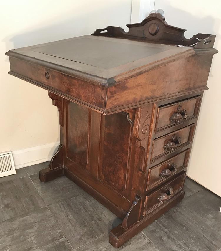 Ship Captains Flip Top Desk with Side Drawers (1 of 20)