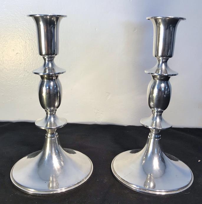 Sterling Silver Empire Candlesticks (1 of 4)