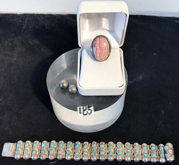 Group of Sterling Silver Includes Turquoise Silver (1 of 8)