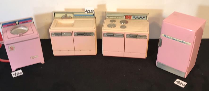 1950's Pressed Tin Kitchen Set by SSS Company (1 of 7)