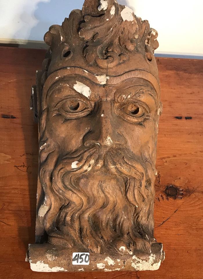 Recast Architectural Head from Milwaukee Railroad (1 of 3)