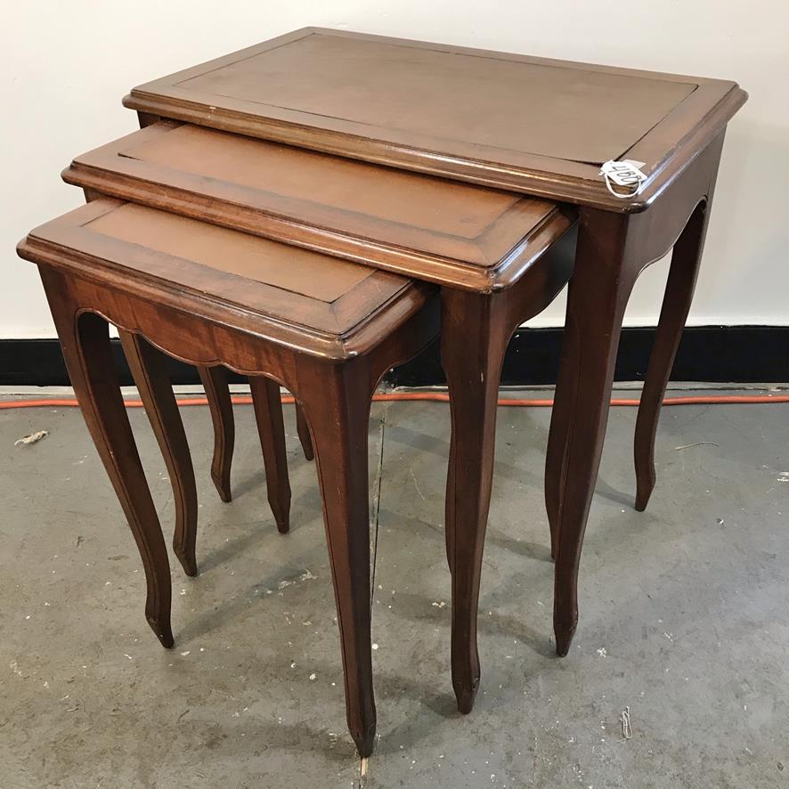 Cherry French Country Nesting Tables (1 of 8)