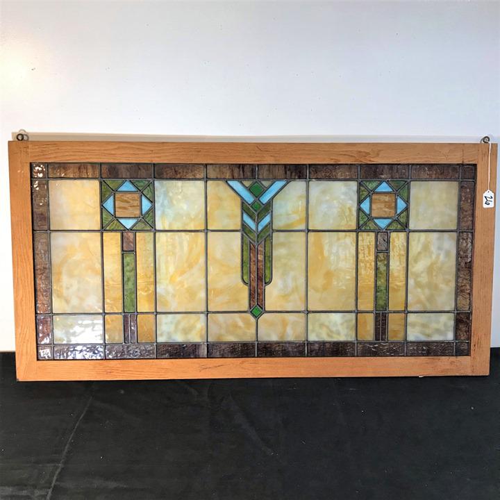 Arts and Crafts Stained Glass Window (1 of 6)