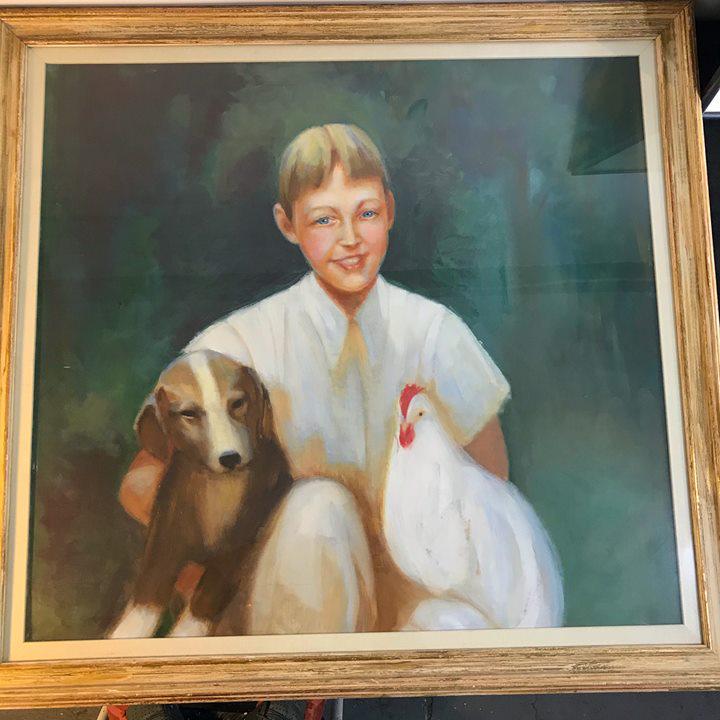 Louise Lemp Pabst and Portait Of Boy with Animals (1 of 9)