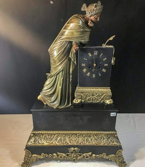 J. R. Marchand  French Second Empire Bronze and marble (1 of 13)