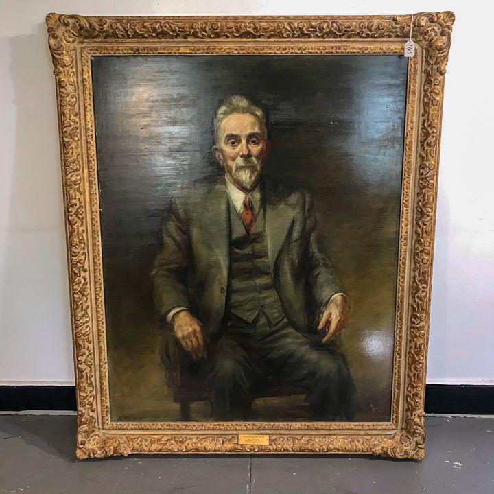 Paul Lewis Clemens Oil on Masonite of William George (1 of 12)