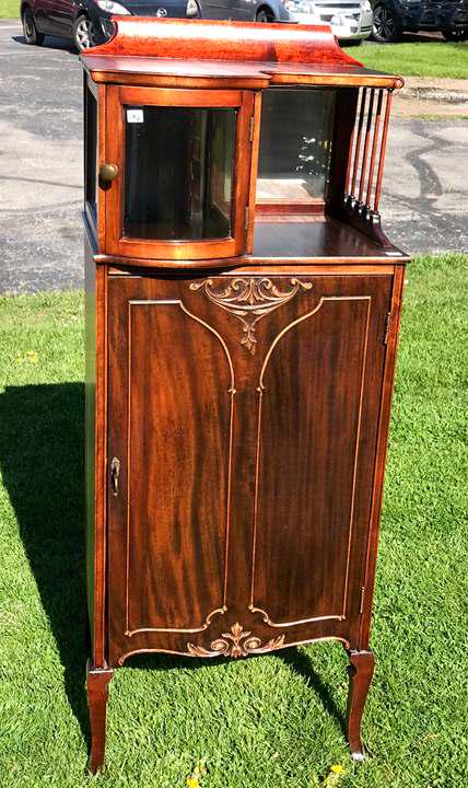 Victorian Tiger Striped Mahogany Sheet Music Stand (1 of 14)