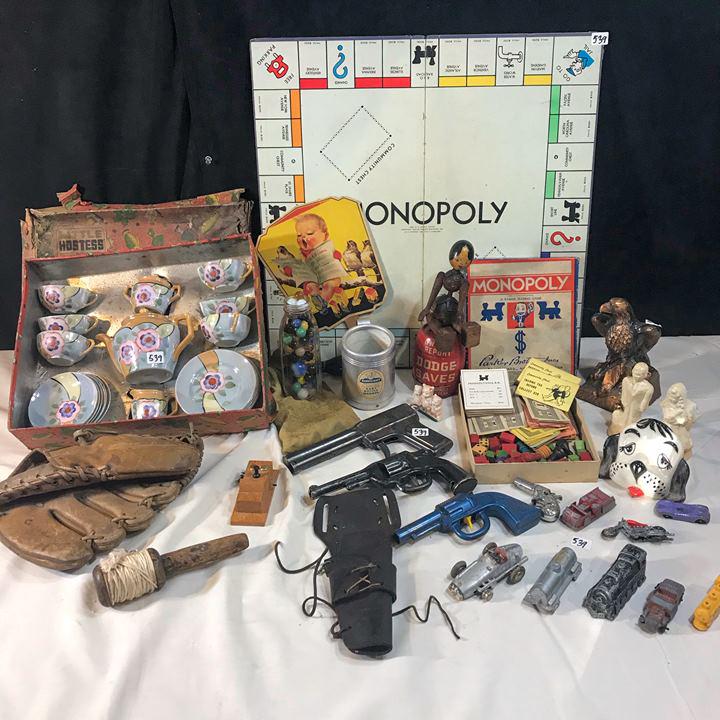 Large Group of 30 of 30's -50's Toys (1 of 8)