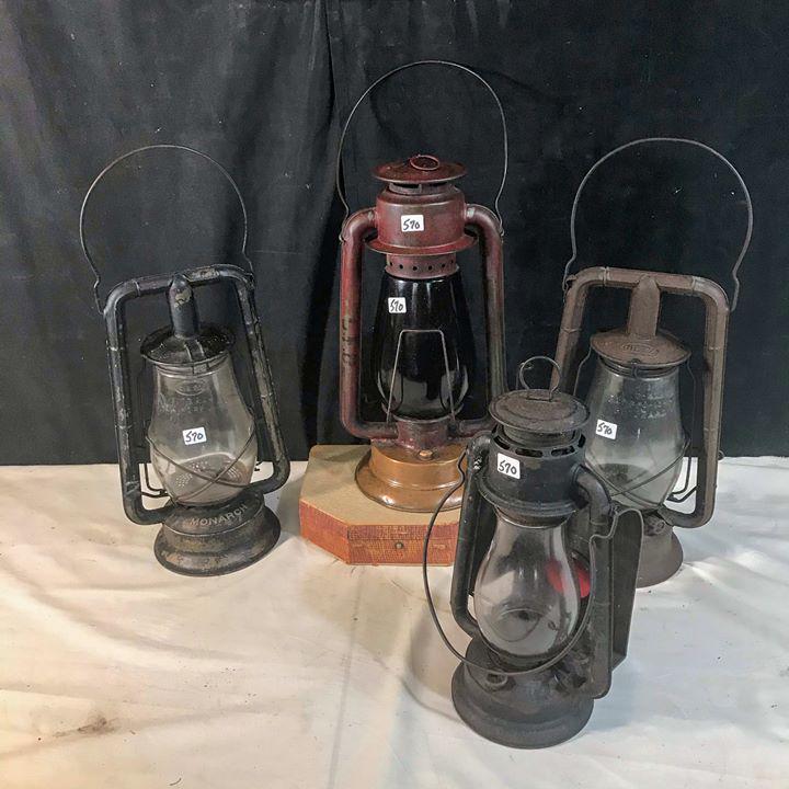 Group of 4 farm Lantern Circa 1900 (1 of 9)