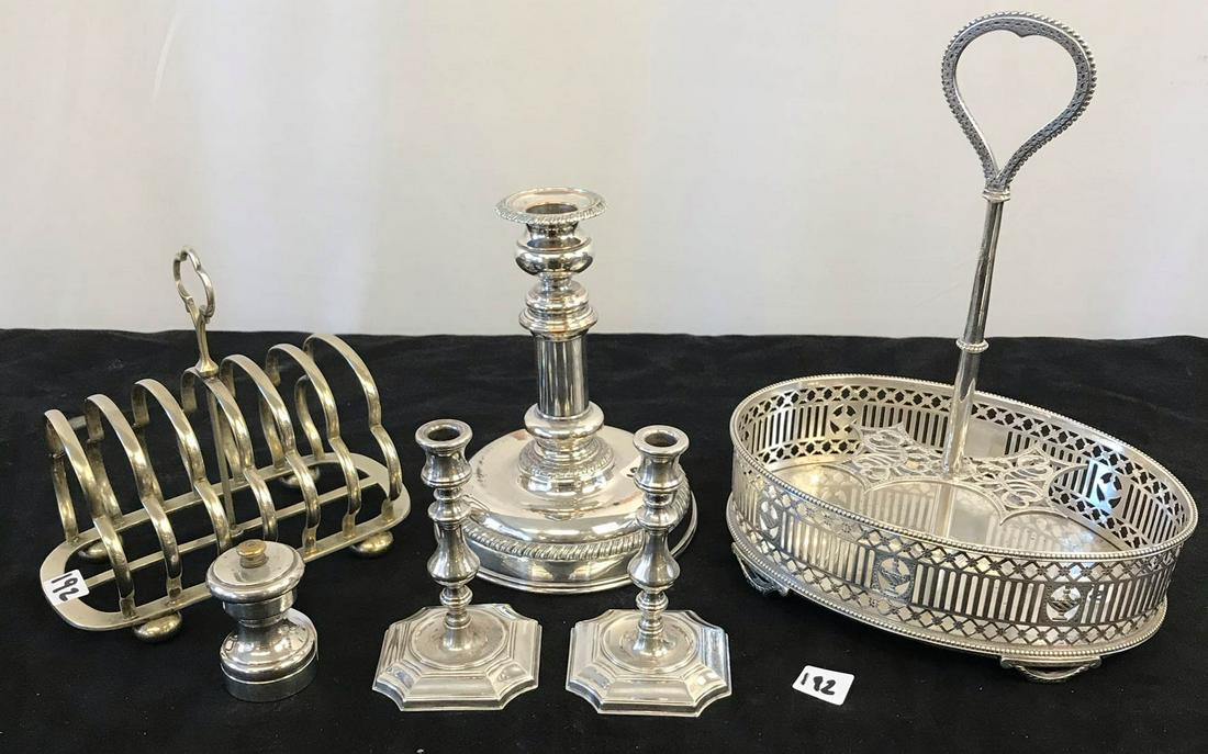Mixed Group of Silver and Plated Furnishings (1 of 17)