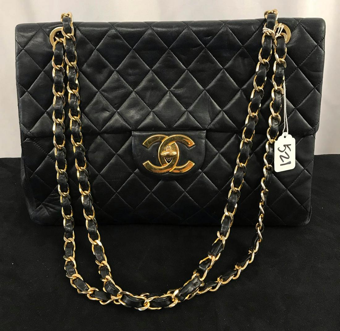 Chanel Black Quilted Leather Shoulder Bag (1 of 9)