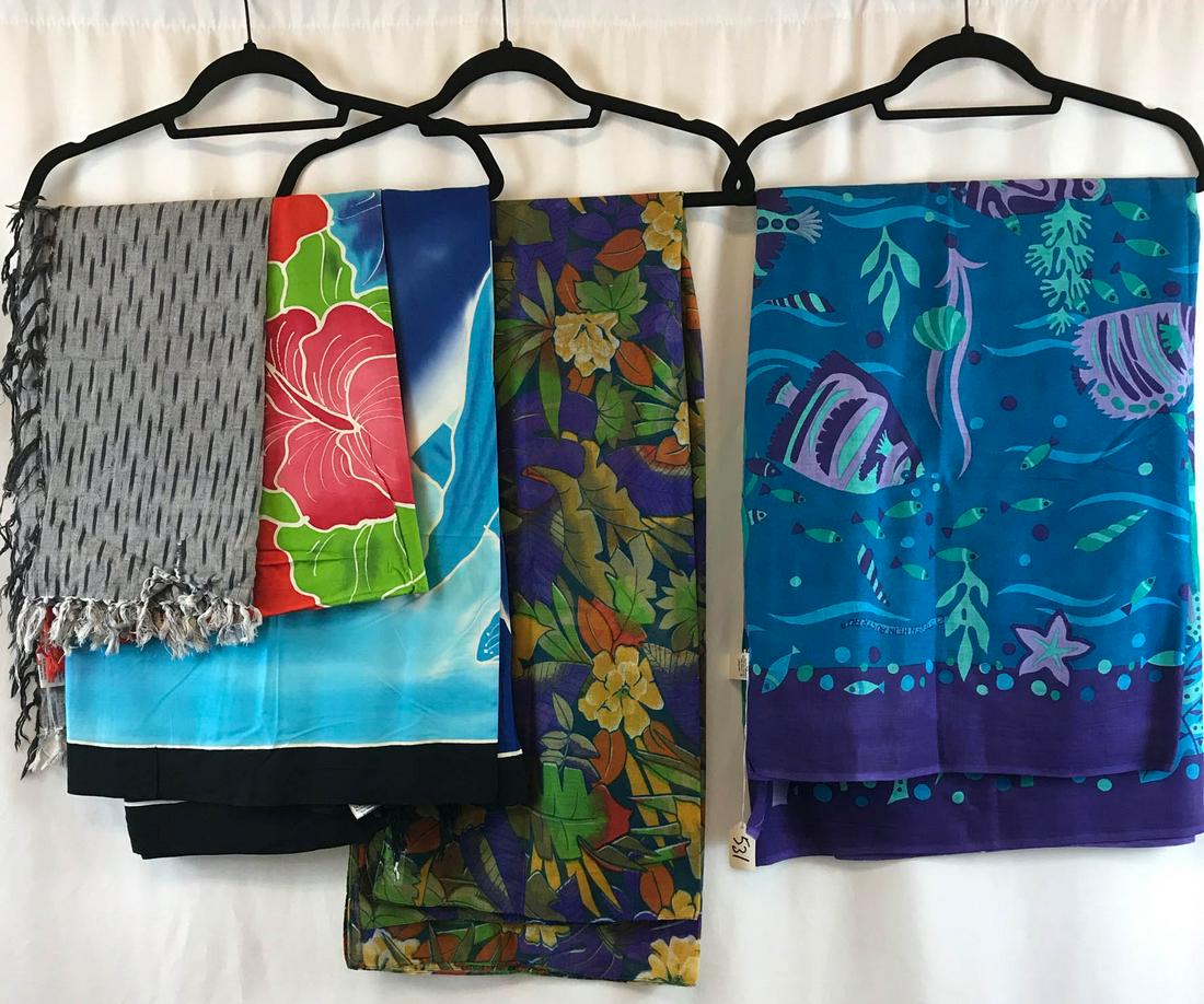 Group of 5 Designer Scarves - Jaeger, Steven and More! (1 of 4)