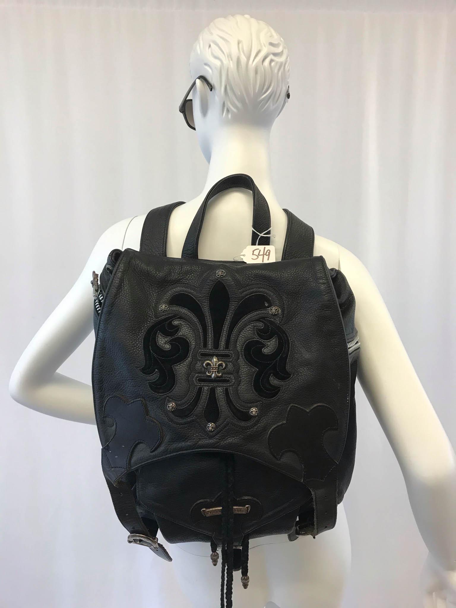 Chrome heart backpack sale