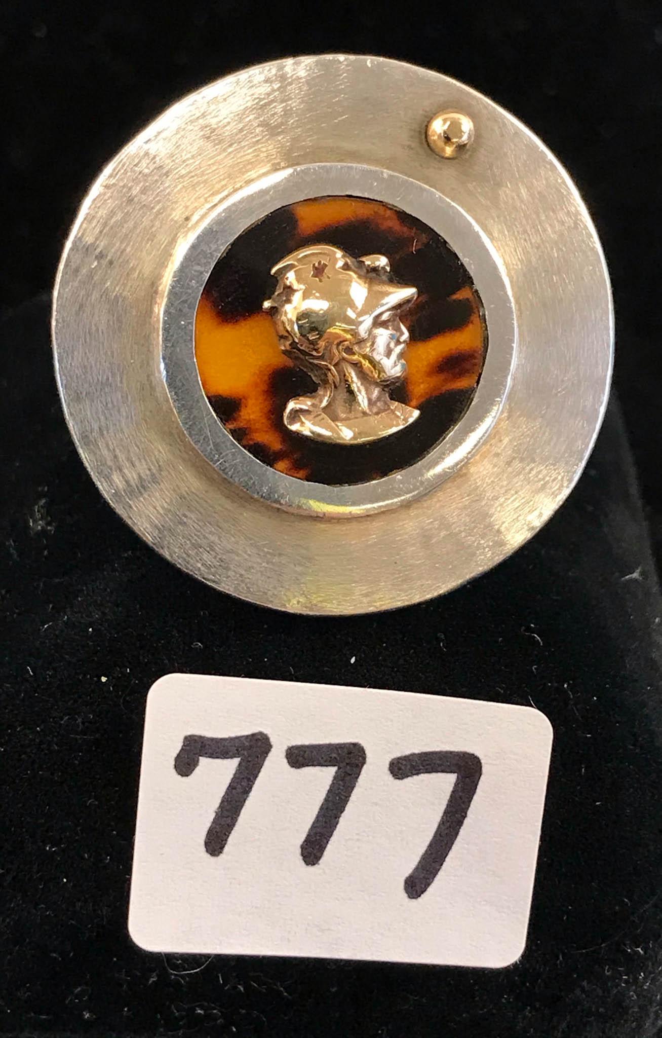 Laurence De Vries 18K and Sterling Roman Soldier Ring (1 of 6)