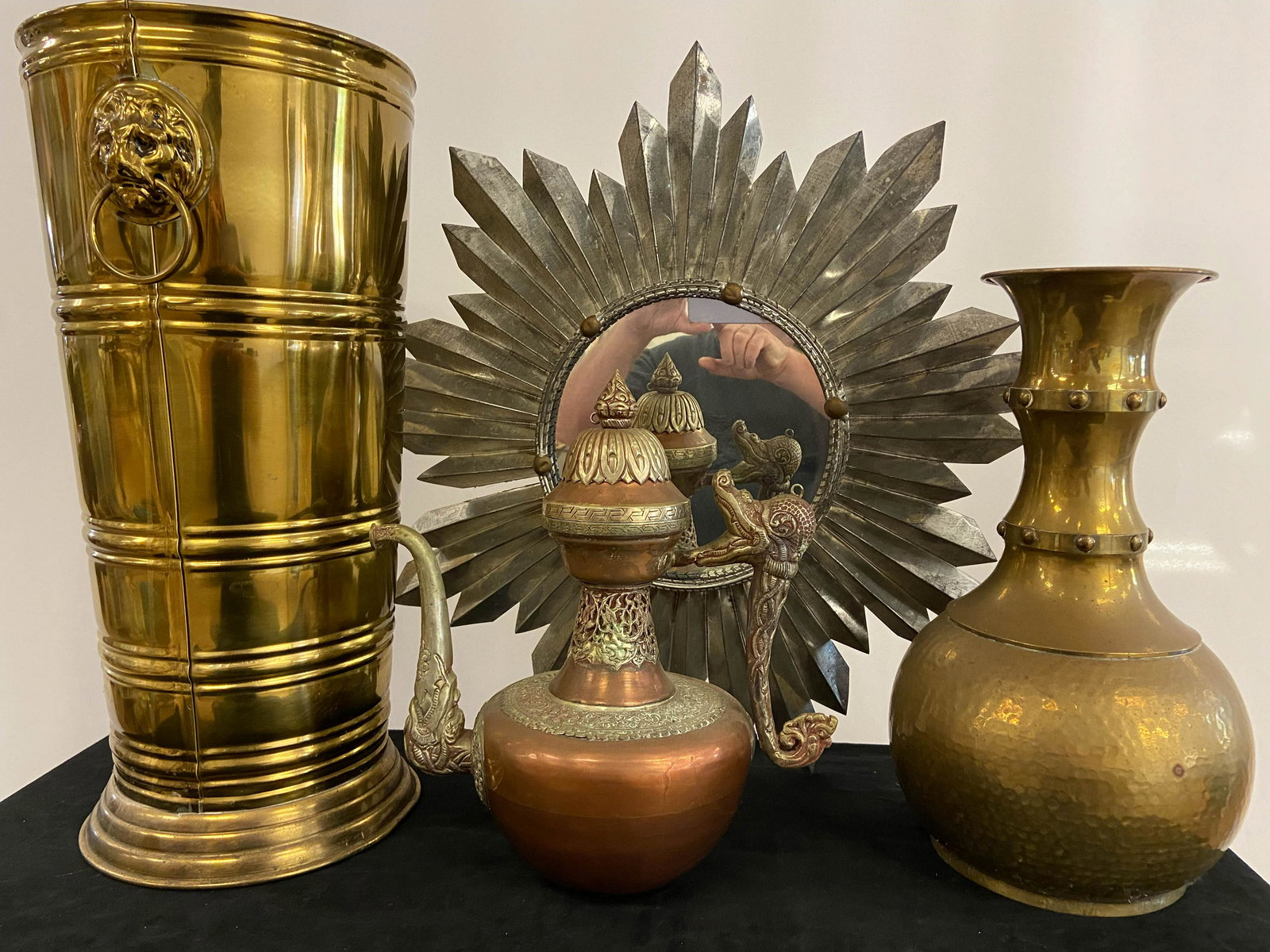 Group of Decorative Mid-Century Brass Items (1 of 4)