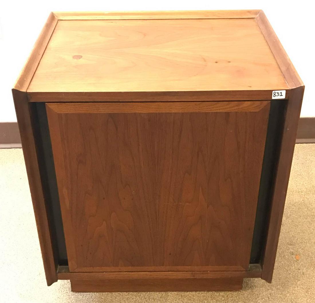 MCM Walnut Single-Door Cabinet (1 of 6)