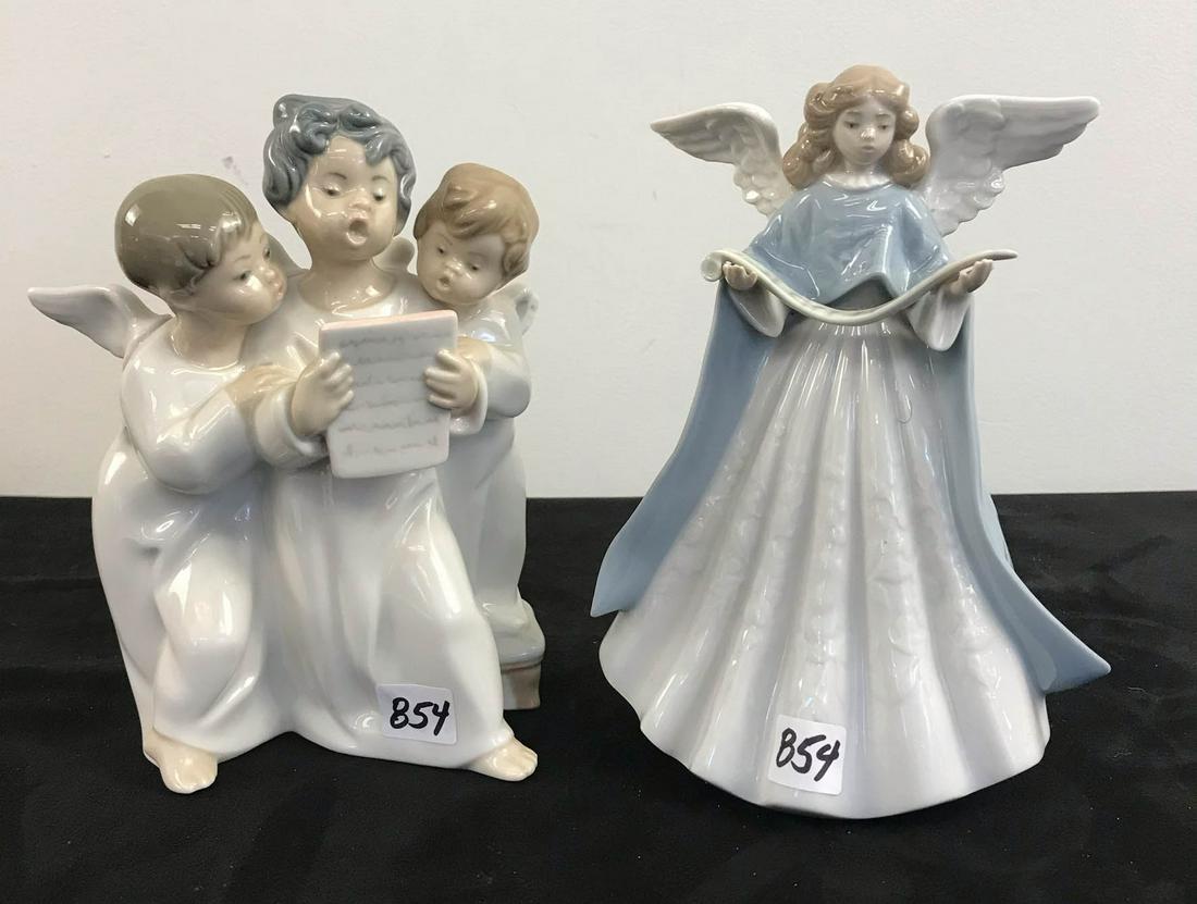 Lladro Porcelain Religious Figurines - Choir of Angelic (1 of 10)