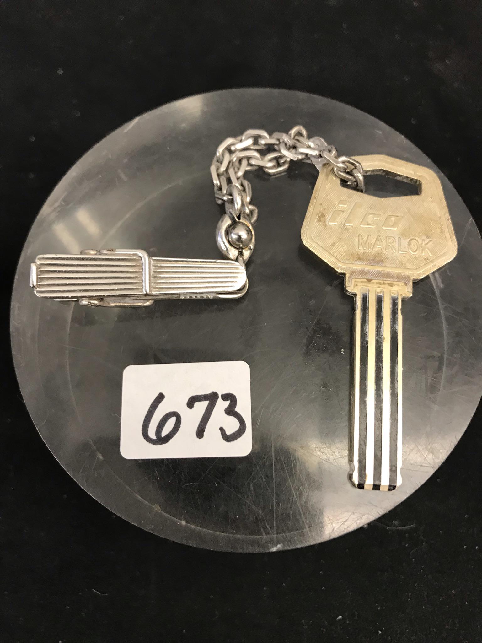 Hermes Sterling Silver Glove Clip: This sterling silver glove clip is by Hermes, Paris and marked on the side. It measures 3.75" long.