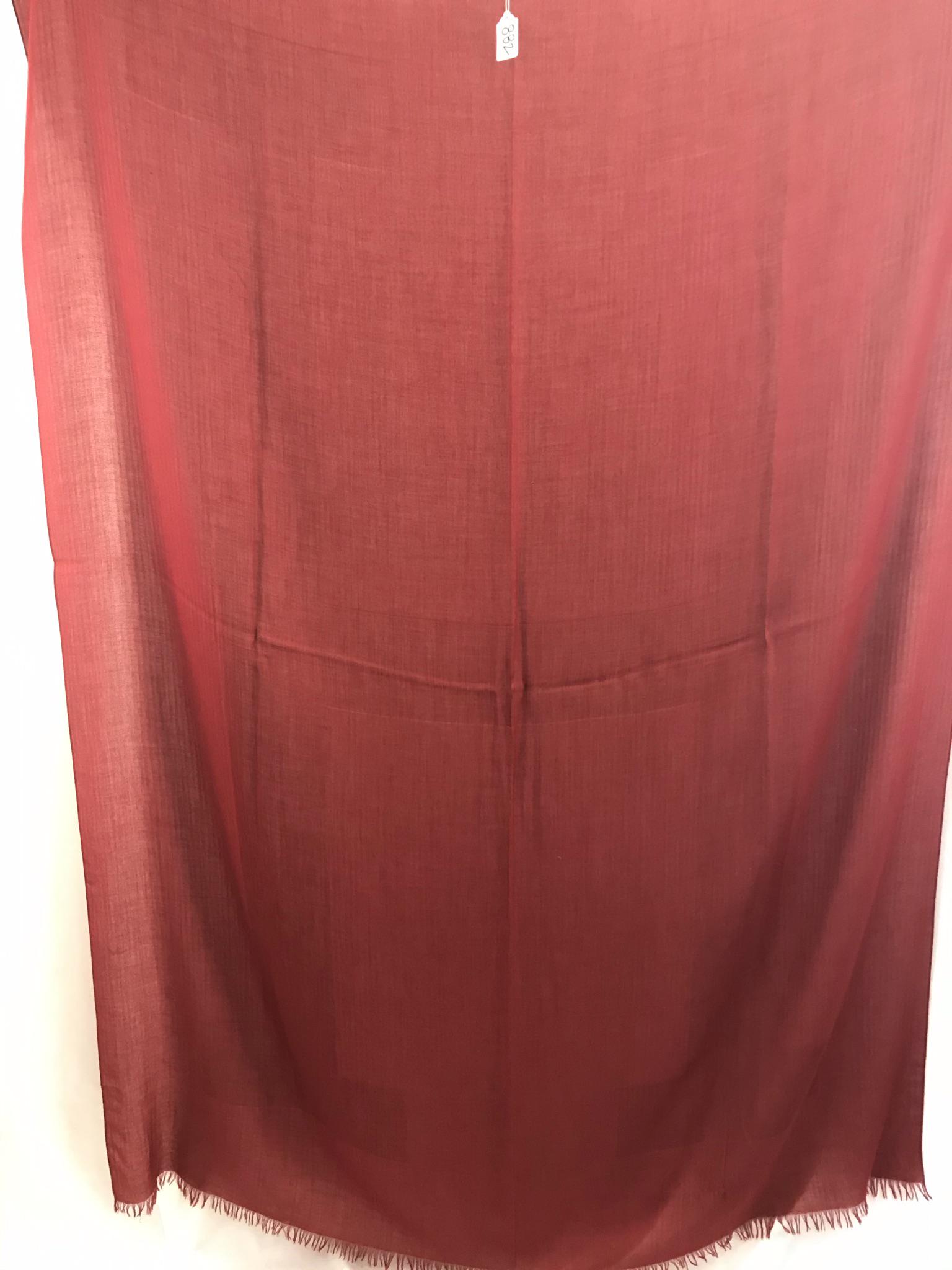 Hermes Silk and Wool Wrap Of Important Size: This vintage Hermes Silk and wool wrap of important size as the large Hermes H Logo woven into the fabric and a fine herringbone pattern. In excellent condition, this incredible wrap measures 82" long