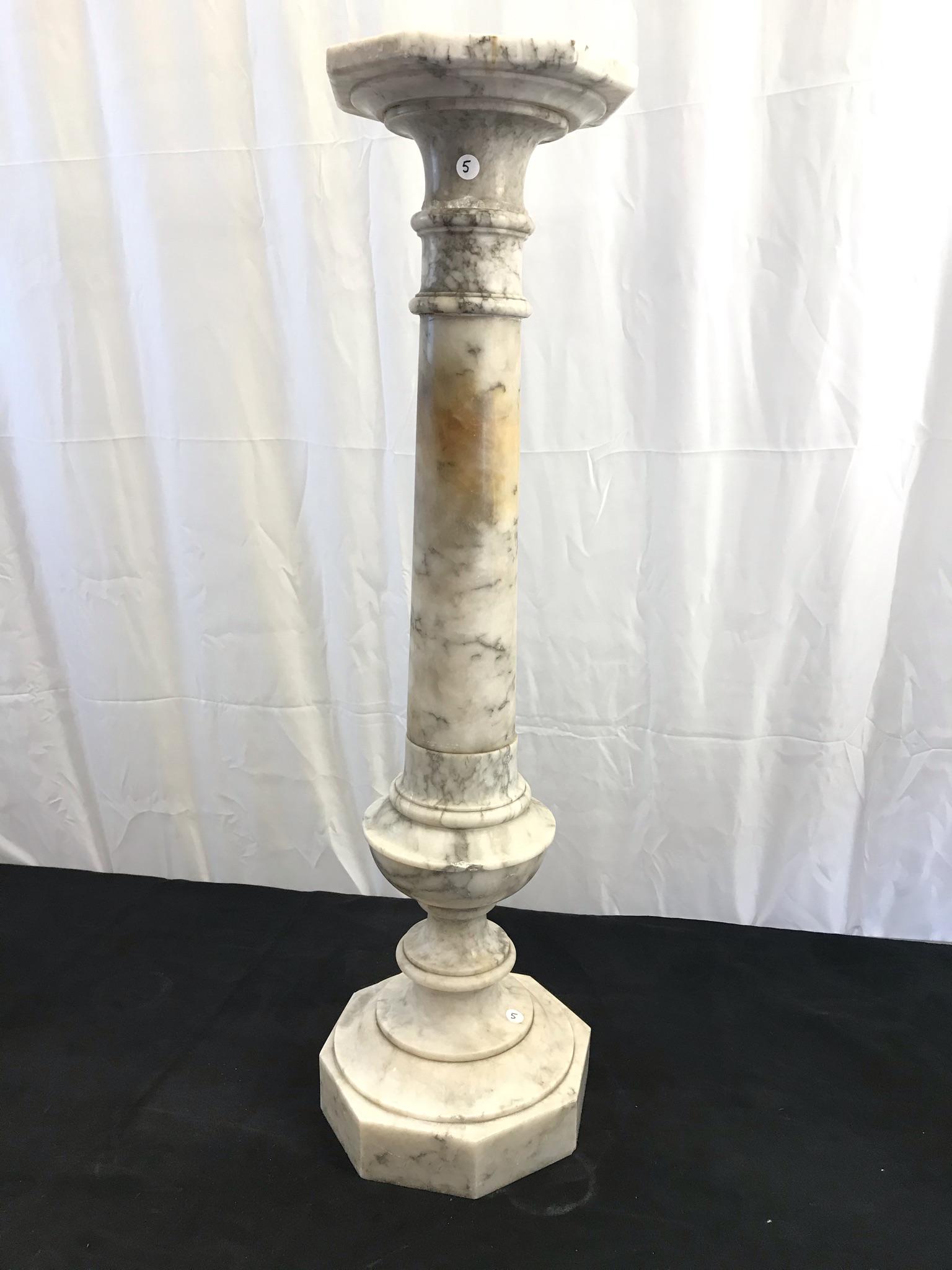 Mid 1800's Marble Column (1 of 8)