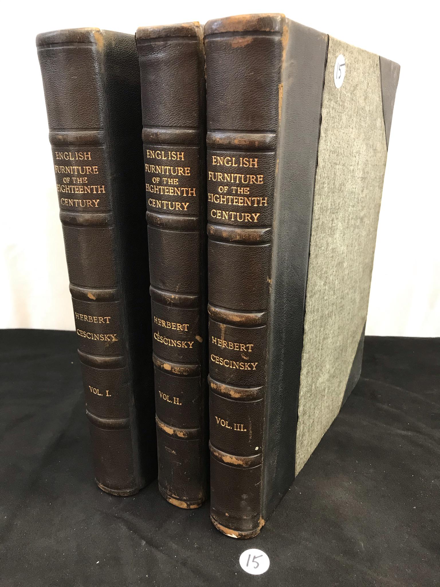 3 Volume Book Set "English Furniture of the 18th Century" (1 of 8)