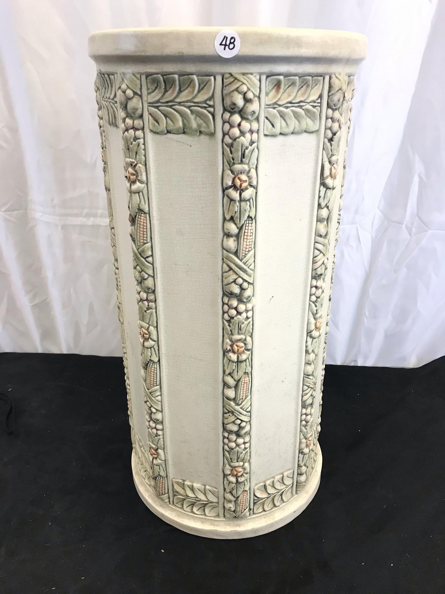 Weller Arts and Crafts Umbrella Stand (1 of 5)
