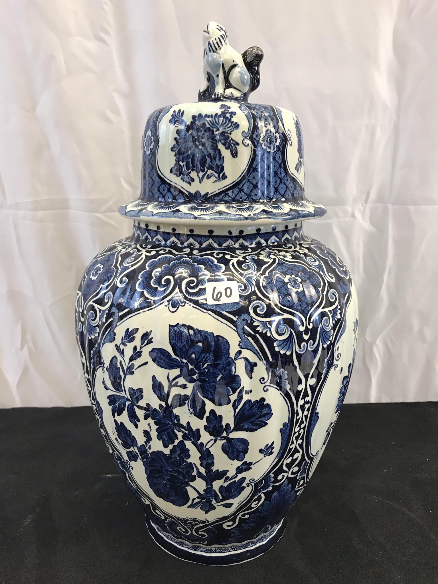 Large Delft Lidded Tea Jar (1 of 7)