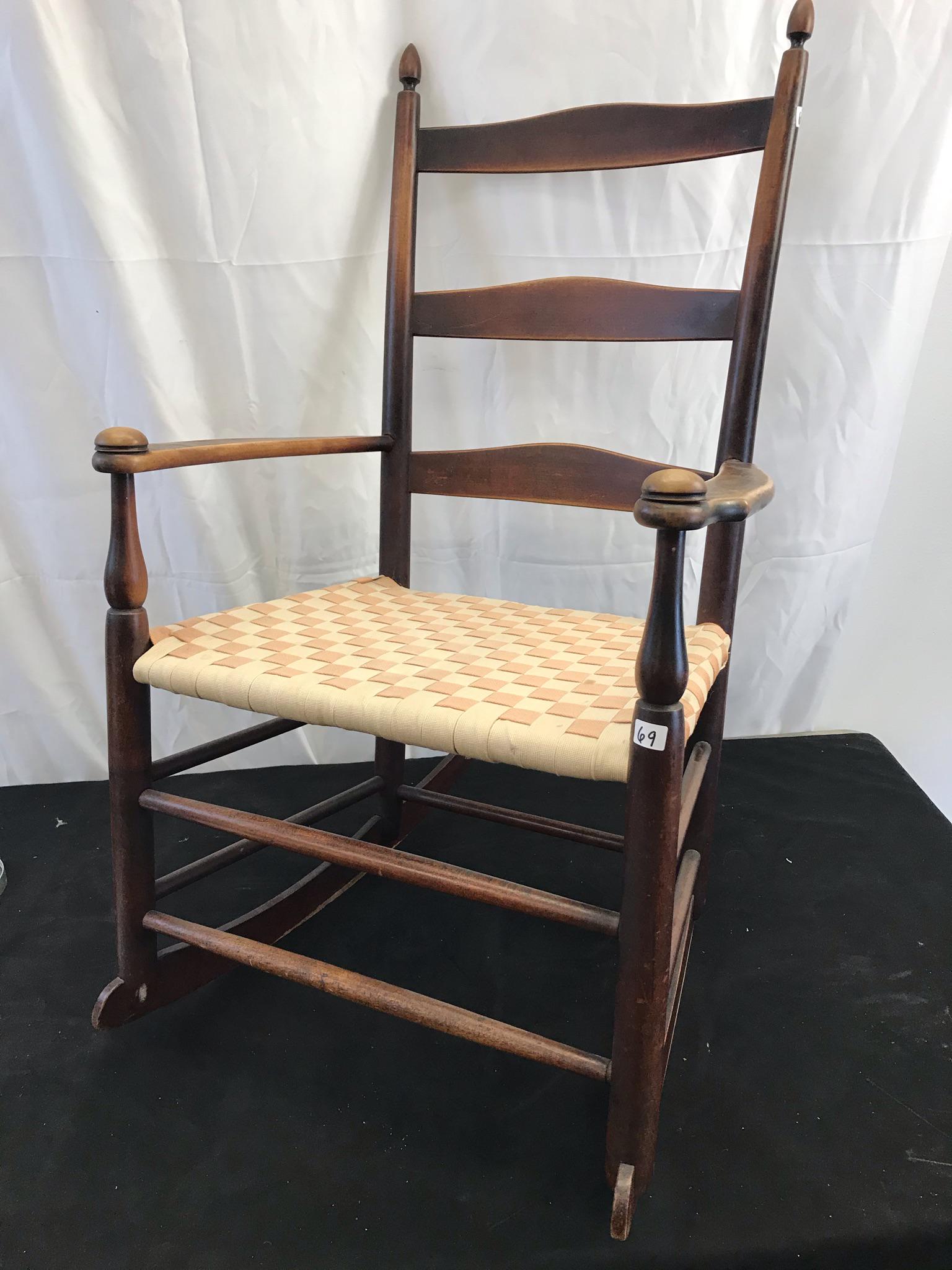 Early 1900's Shaker Rocking Chair (1 of 8)