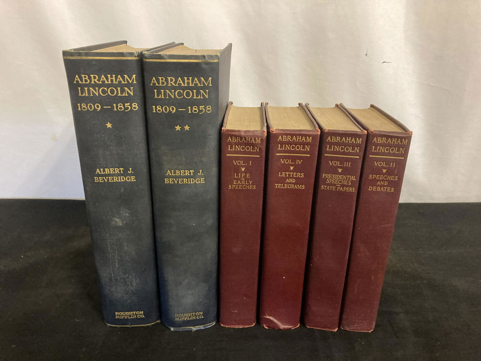 2 Sets of Books on Lincoln from 1908 and 1928 (1 of 8)