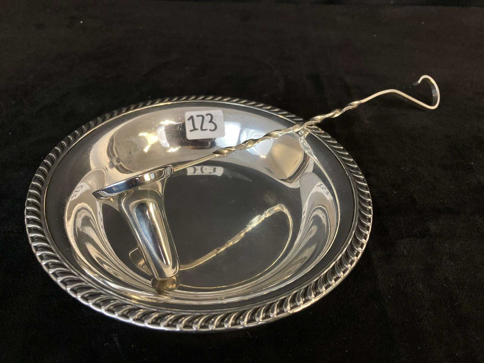 Sterling Candle Snuffer and Shell Sterling Bowl (1 of 6)