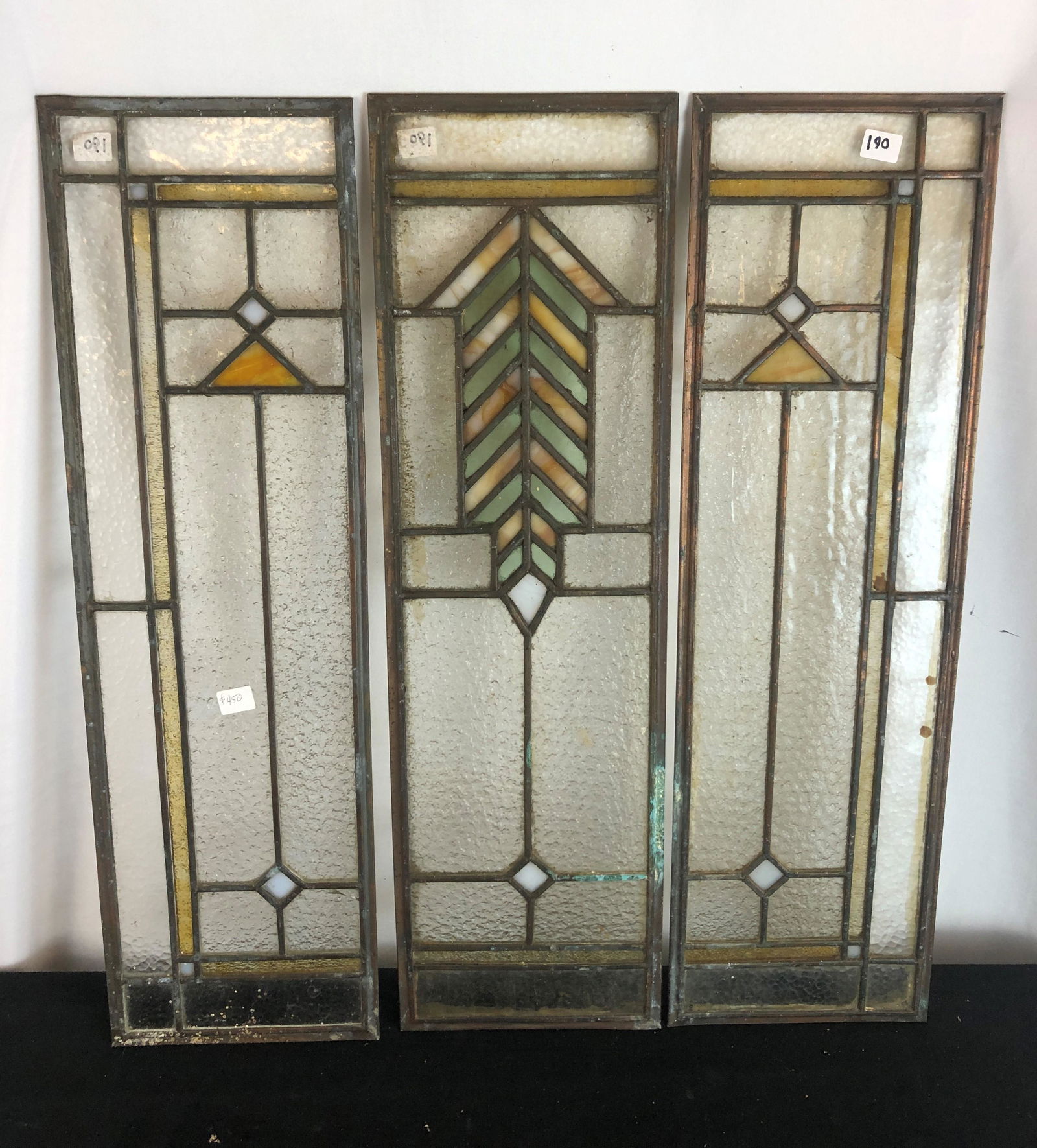 3 Section Frank Lloyd Wright Attributed Window (1 of 6)