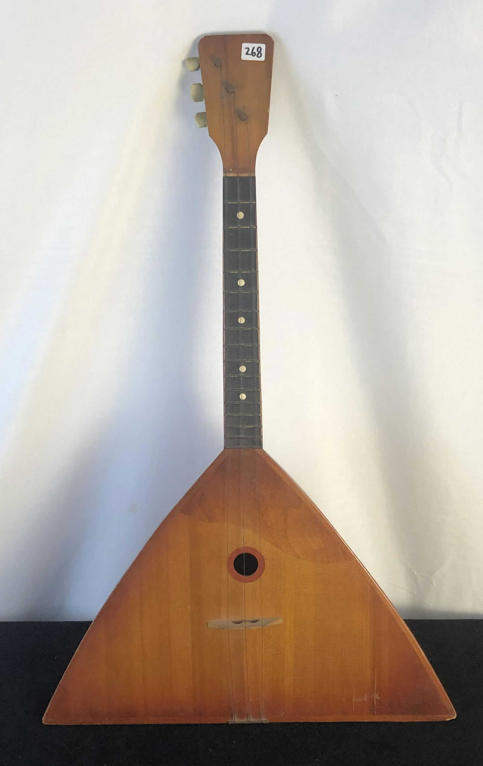Oriental 3-String Lute Instrument (1 of 6)
